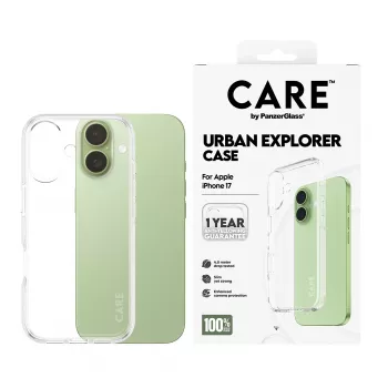 PanzerGlass CARE™ by ® Urban Explorer hoesje transparant iPhone 17