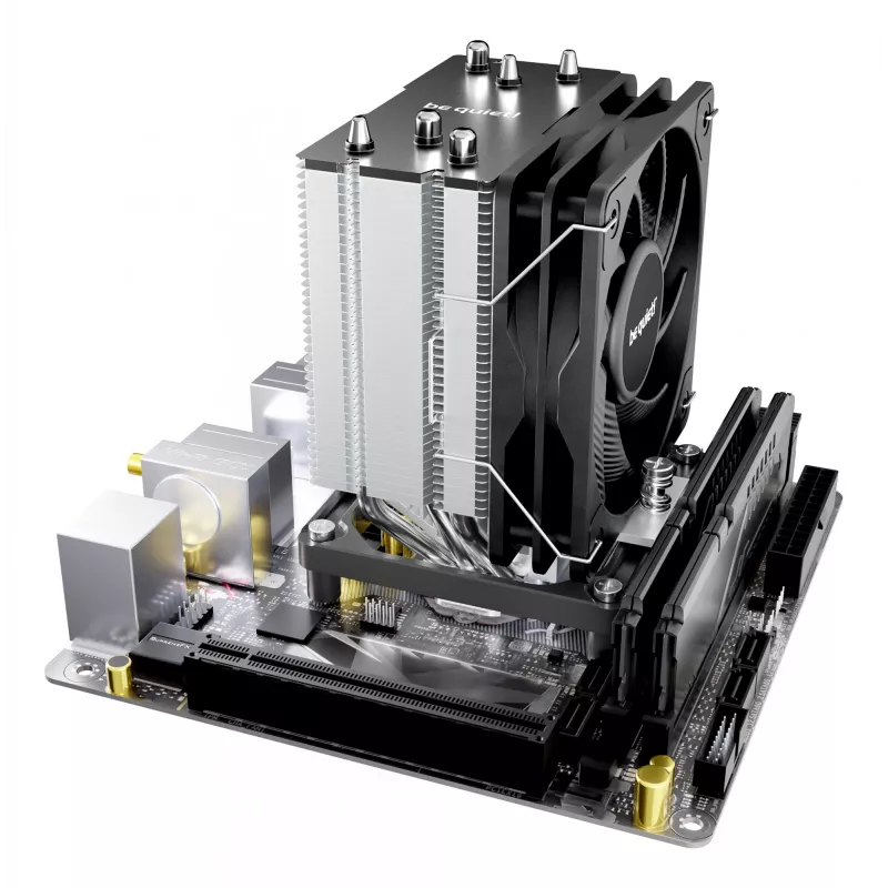 be quiet Pure Rock slim 3 processor luchtkoeler 10 cm zilver 1 stuk