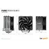 be quiet Pure Rock slim 3 processor luchtkoeler 10 cm zilver 1 stuk