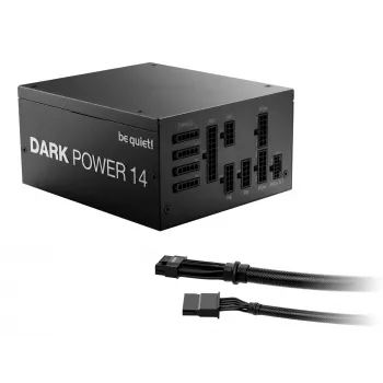 be quiet! Dark Power 14 850 W - 80 Plus Titanium voeding 20+4 pin ATX ATX zwart