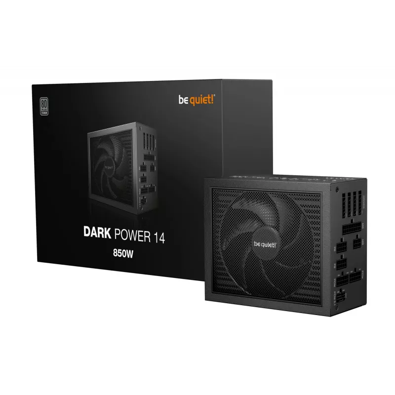 be quiet! Dark Power 14 850 W - 80 Plus Titanium voeding 20+4 pin ATX ATX zwart