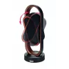 Unold 86535 keramische ventilatorkachel 3D, 1800 W, afstandsbediening, 80° oscillatie, 45° kantelhoek, timer 8 u, zwart/koper