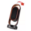 Unold 86535 keramische ventilatorkachel 3D, 1800 W, afstandsbediening, 80° oscillatie, 45° kantelhoek, timer 8 u, zwart/koper