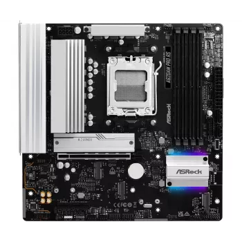 ASRock moederbord A620AM Pro Rs AM5 AMD A620A 4 X DDR5 1 X HDMI 2.1 Tmds/frl 8g compatibel 1 X DisplayPort 1.4 met DSC mATX