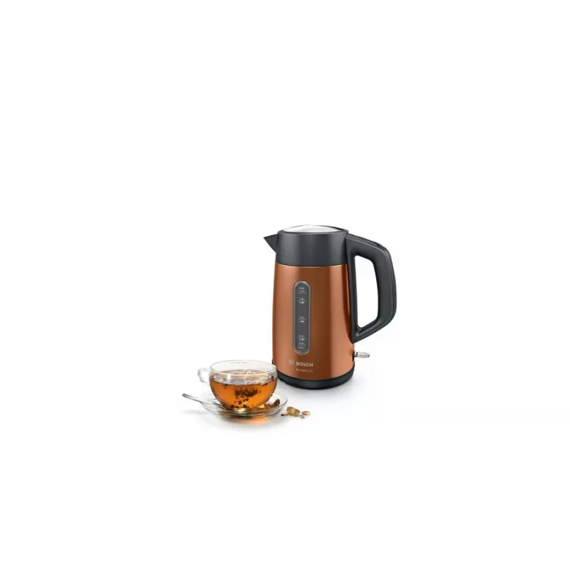 Bosch TWK4P439 elektrische waterkoker 1,7 L 2400 W zwart, goud