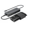 USB-C-hub en laptopoplader HP 9H0H9AA#ABB compact ontwerp, veelzijdige connectiviteit