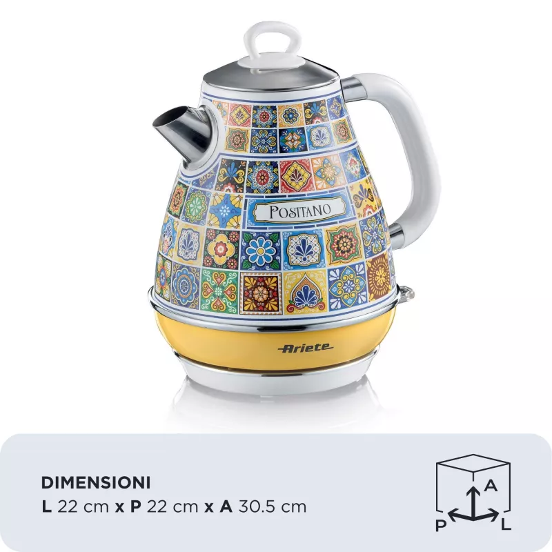 Waterkoker Ariete 2869/0P 1,7L 2200W multicolor geel