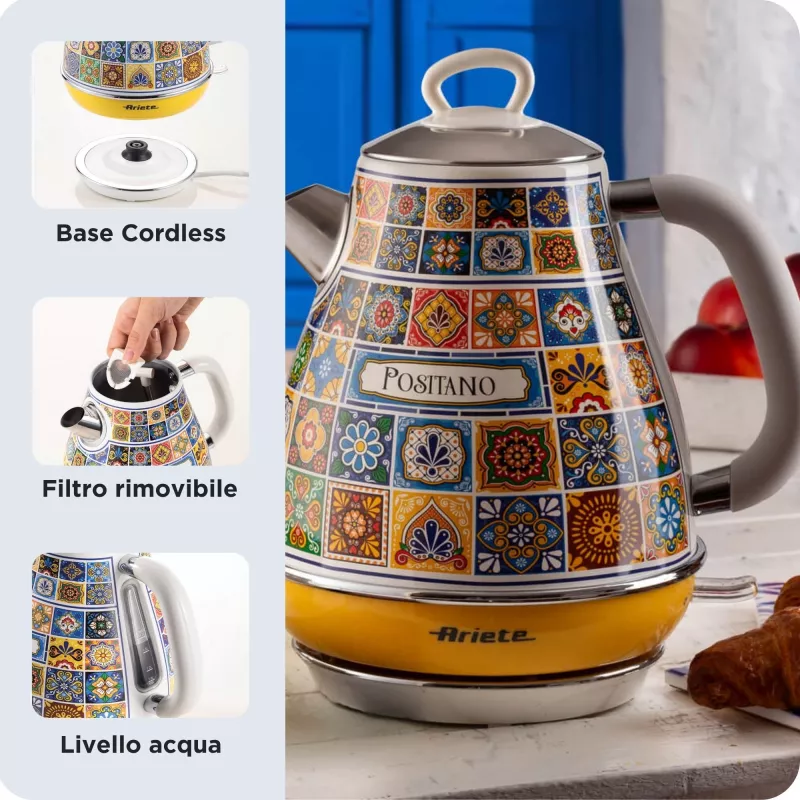 Waterkoker Ariete 2869/0P 1,7L 2200W multicolor geel