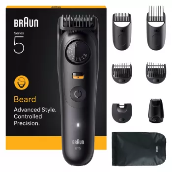 Braun BeardTrimmer 5 BT5560 baartrimmer accu 40 2 cm nat & droog zwart