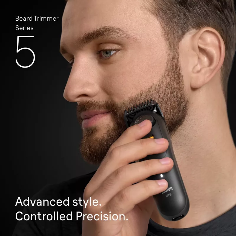Braun BeardTrimmer 5 BT5560 baartrimmer accu 40 2 cm nat & droog zwart