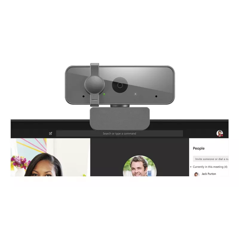 Lenovo GXC1S15023 webcam 1920 x 1080 pixel USB 2.0 grijs