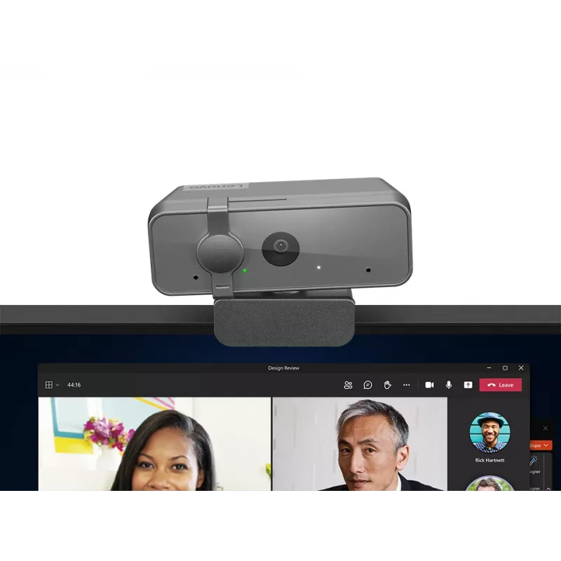 Lenovo GXC1S15023 webcam 1920 x 1080 pixel USB 2.0 grijs