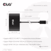 CLUB3D Quad DisplayPort™-hub – 4 x 4K-resolutie @ 30Hz, MST-ondersteuning
