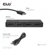 CLUB3D Quad DisplayPort™-hub – 4 x 4K-resolutie @ 30Hz, MST-ondersteuning