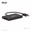 CLUB3D Quad DisplayPort™-hub – 4 x 4K-resolutie @ 30Hz, MST-ondersteuning