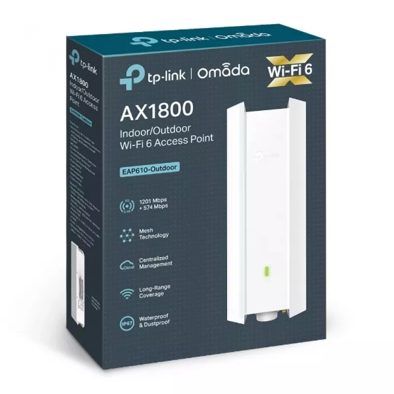 TP-Link Omada EAP610-Outdoor 1800 Mbit/s wit Power over Ethernet (PoE)