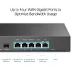 TP-Link SafeStream gigabit multi-WAN VPN-router, Ethernet WAN, gigabit Ethernet, zwart
