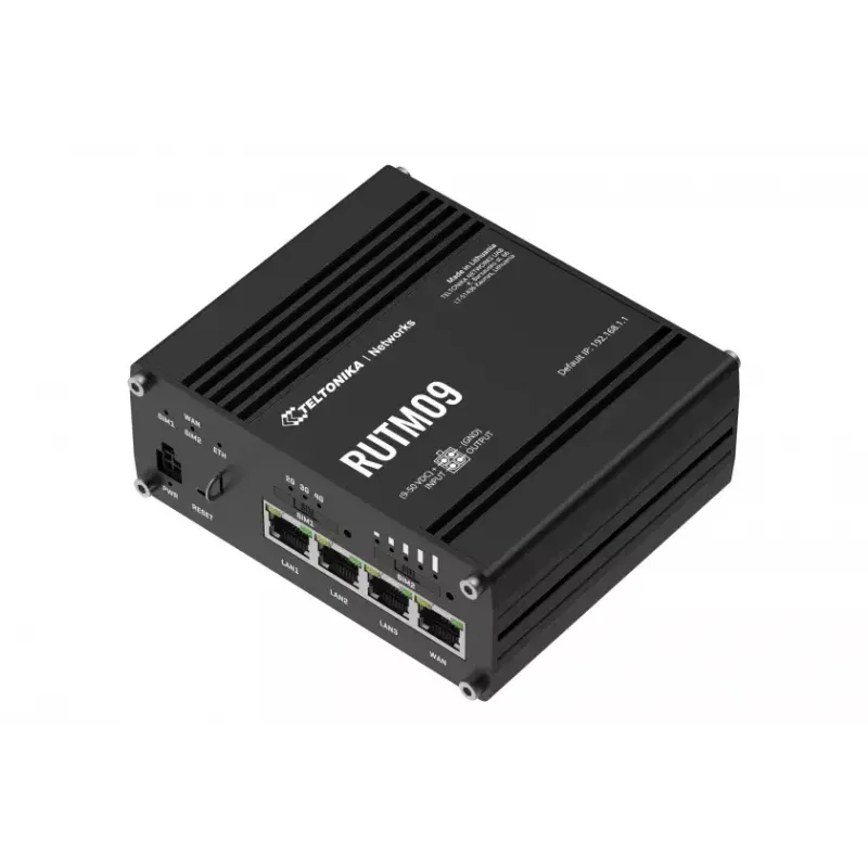 Bedrade router Teltonika RUTM09 gigabit Ethernet 4G LTE