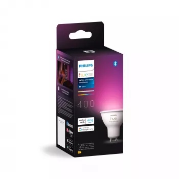 Philips Hue White and colour ambience GU10 – slimme spot, Bluetooth/Zigbee, LED, GU10, GU10, 2000 K, 6500 K
