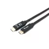 Equip USB 3.2 Gen 1x1 Type-C naar C, M/M, 2,0 m, 2 m, USB C, USB C, USB 3.2 Gen 1 (3.1 Gen 1), 5 Gbit/s, zwart