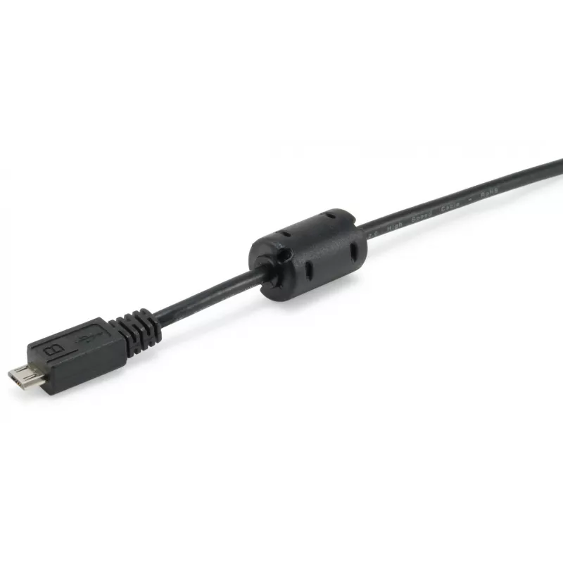 USB 2.0 Type-A naar Micro-B kabel Equip 128596 1,0 m zwart