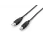 Equip USB 2.0 Type-A naar Type-B kabel, 2,0 m, zwart