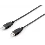 Equip USB 2.0 Type-A kabel, 1,8 m, zwart