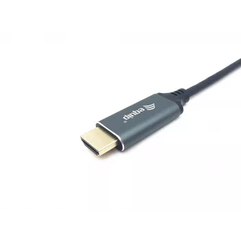 Equip USB-C naar HDMI kabel, M/M, 2,0m, 4K/60Hz, 2 m, USB Type-C, HDMI Type A (standaard), stekker, stekker, recht