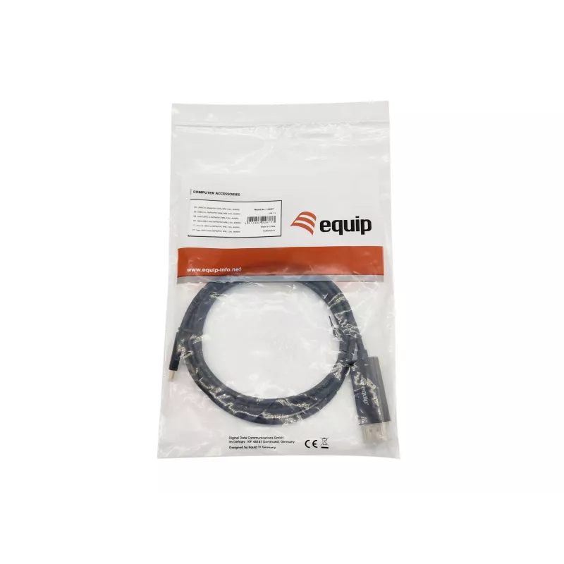 Equip USB-C naar DisplayPort kabel, stekker/stekker, 2,0 m, 4K/60Hz