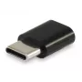 Equip USB Type-C naar Micro-USB adapter, USB C, Micro-USB B, zwart