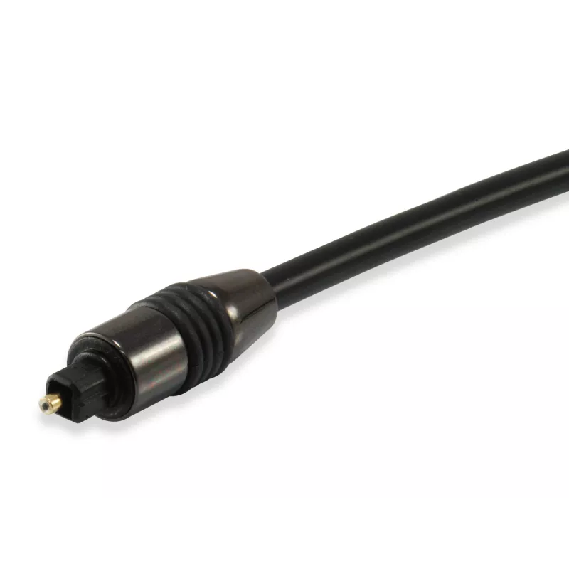 Equip TOSLINK optische SPDIF digitale audiokabel, 1,8 m, TOSLINK, stekker, TOSLINK, stekker, 1,8 m, zwart