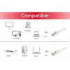 Netwerkkabel Equip Cat.6A S/FTP RJ-45 25m wit