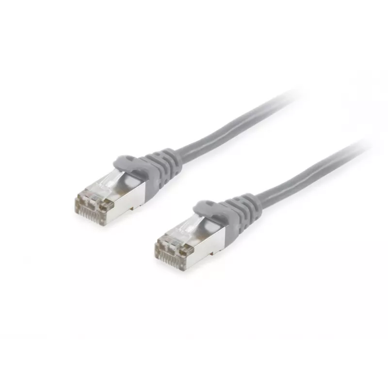 Patchkabel Equip Cat.6A RJ-45 S/FTP 0,25m grijs