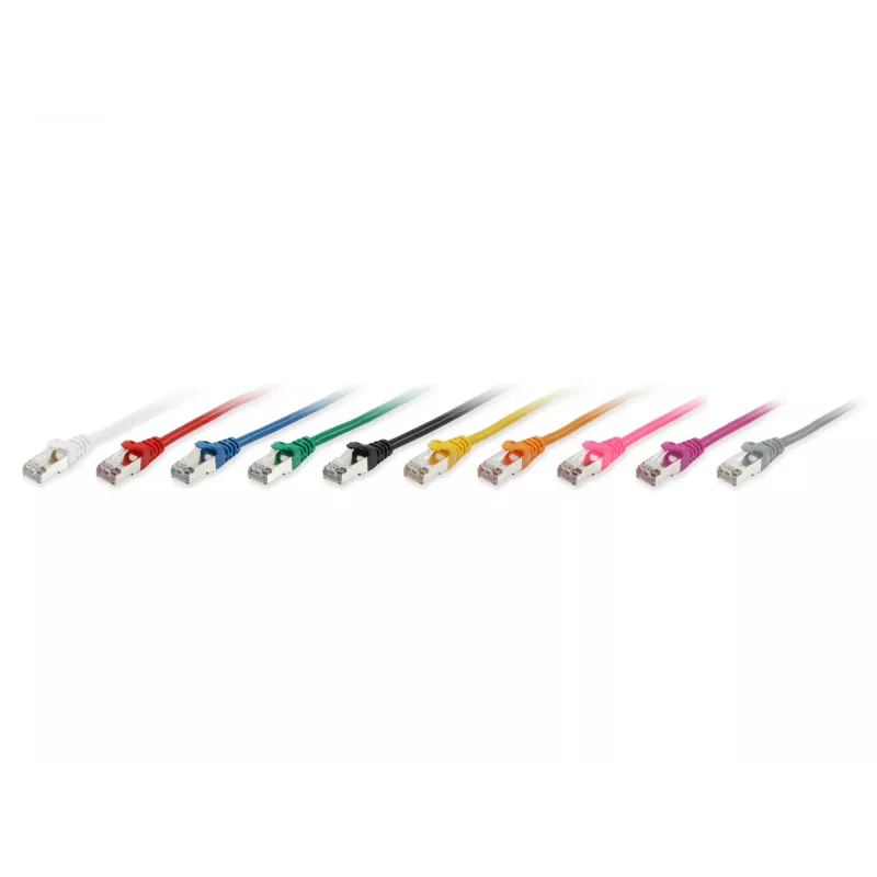 Patchkabel Equip Cat.6A RJ-45 S/FTP 0,25m grijs