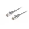 Equip Cat.6A S/FTP-patchkabel, 10 m, grijs, 10 m, Cat6a, S/FTP (S-STP), RJ-45, RJ-45, grijs