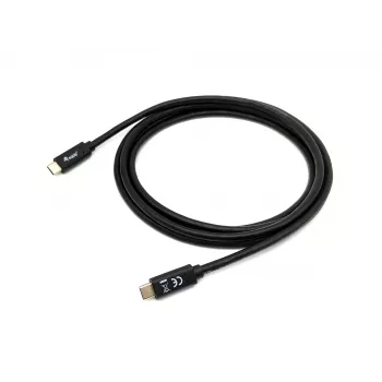 Equip USB 3.2 Gen 1x1 Type-C naar C, M/M, 1.0 m, 1 m, USB C, USB C, USB 3.2 Gen 1 (3.1 Gen 1), 5 Gbit/s, zwart