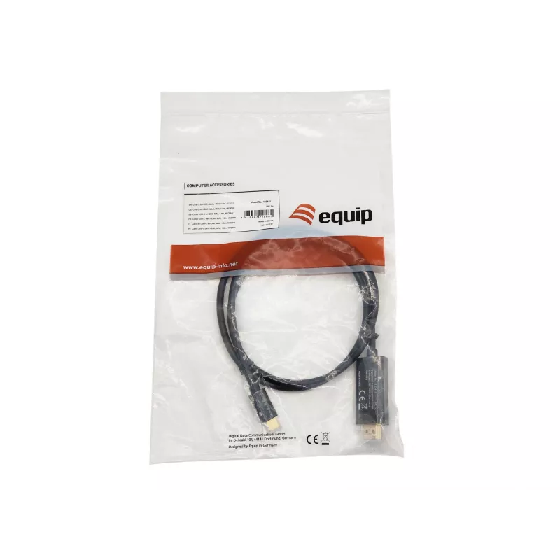 Equip USB-C naar HDMI-kabel, M/M, 1,0 m, 4K/30Hz