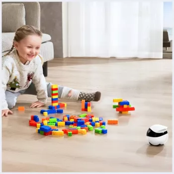 Bewakingsrobot Enabot EBO AIR 2 – mobiele thuisbeveiligingscamera, roze