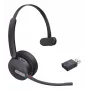 Yealink WH64 Hybrid Mono Teams headset draadloze headset voor kantoor/callcenter Micro-USB Bluetooth zwart