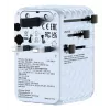 Verbatim Charge 'n' Travel 100W universele reisadapter met uitschuifbare kabel blauw