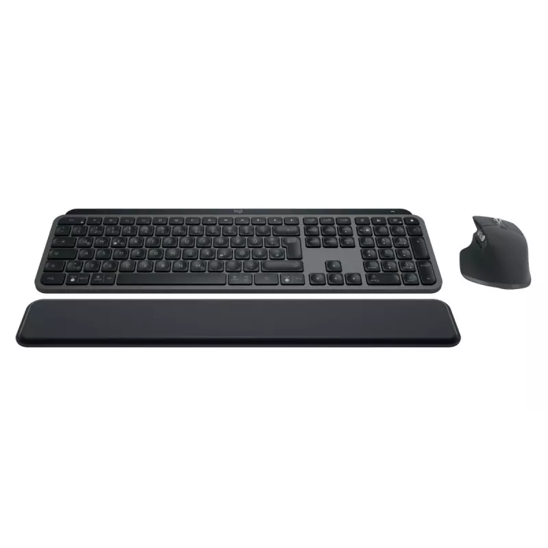 LOGITECH MX Keys Combo For Business Gen 2 - Graphite - Qwertz - Duits
