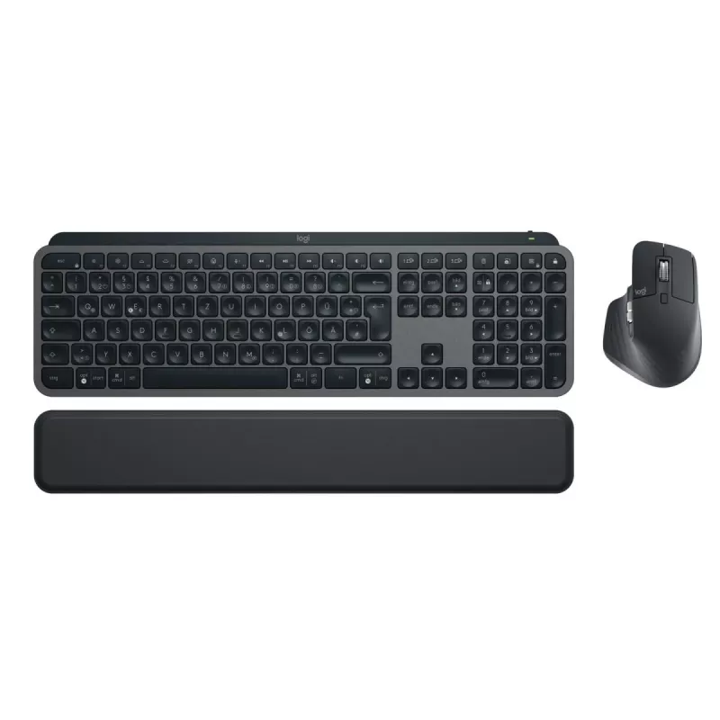 LOGITECH MX Keys Combo For Business Gen 2 - Graphite - Qwertz - Duits