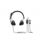LOGITECH Zone Wired - USB-C / USB-A - headset - MSFT Teams Zone - zwart