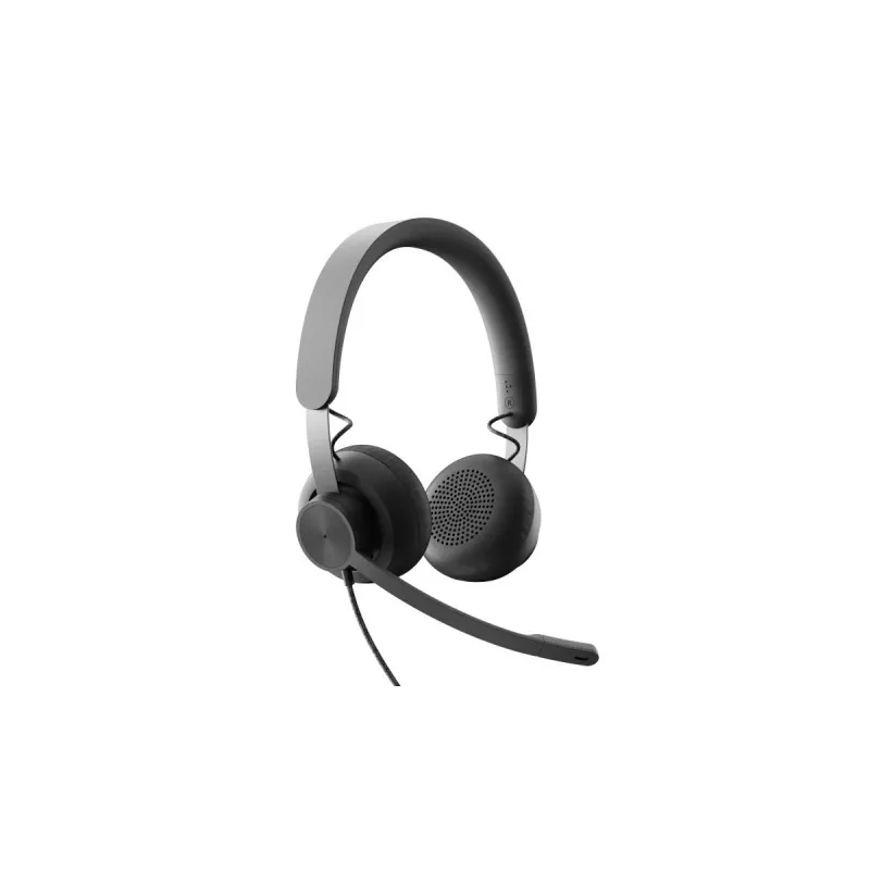 LOGITECH Zone Wired - USB-C / USB-A - headset - MSFT Teams Zone - zwart