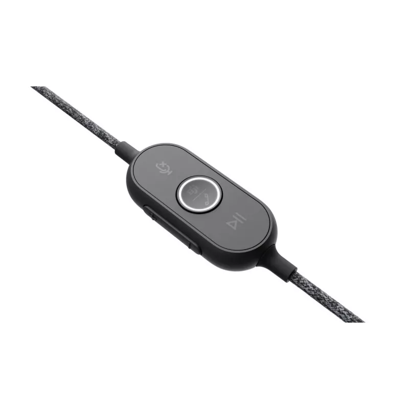 LOGITECH Zone Wired - USB-C / USB-A - headset - MSFT Teams Zone - zwart