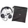 LOGITECH Zone Wired - USB-C / USB-A - headset - MSFT Teams Zone - zwart