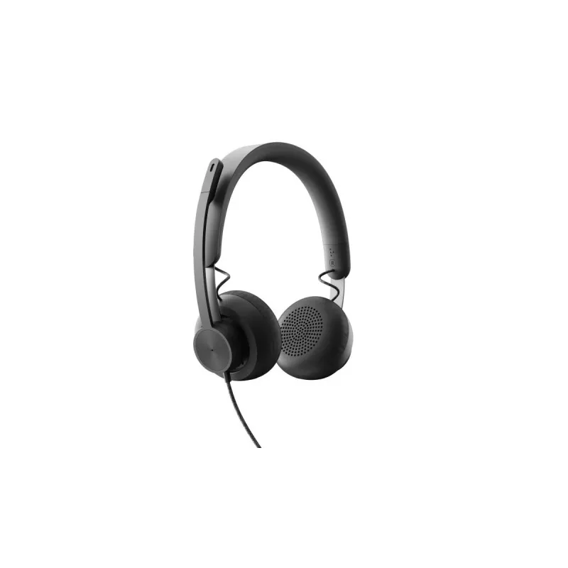 LOGITECH Zone Wired - USB-C / USB-A - headset - MSFT Teams Zone - zwart