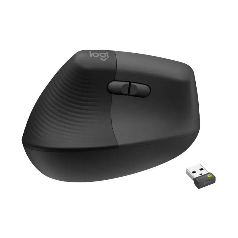 LOGITECH Wireless Mouse Lift For Business Linkshandig Grafiet/zwart
