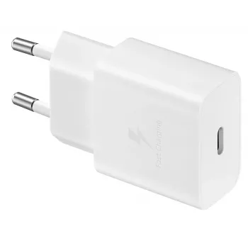 Mobiele oplader Samsung EP-T1510NWEGEU, 15W USB-C, 100–240V AC, binnen, wit