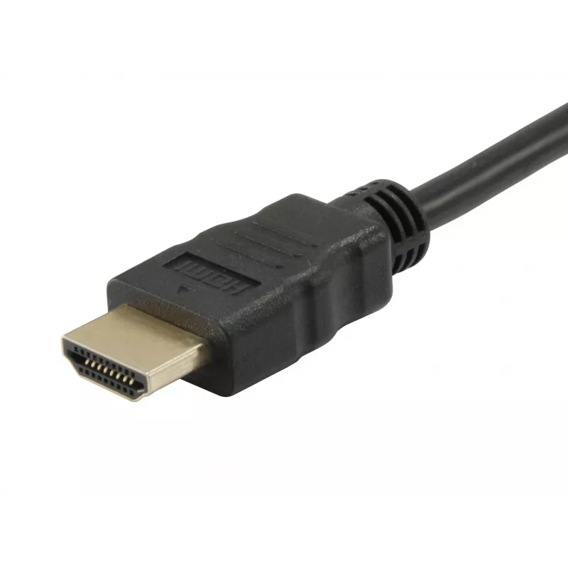 Equip HDMI naar DVI-D Single Link kabel, 2m, 2 m, HDMI, DVI-D, stekker, stekker, goud